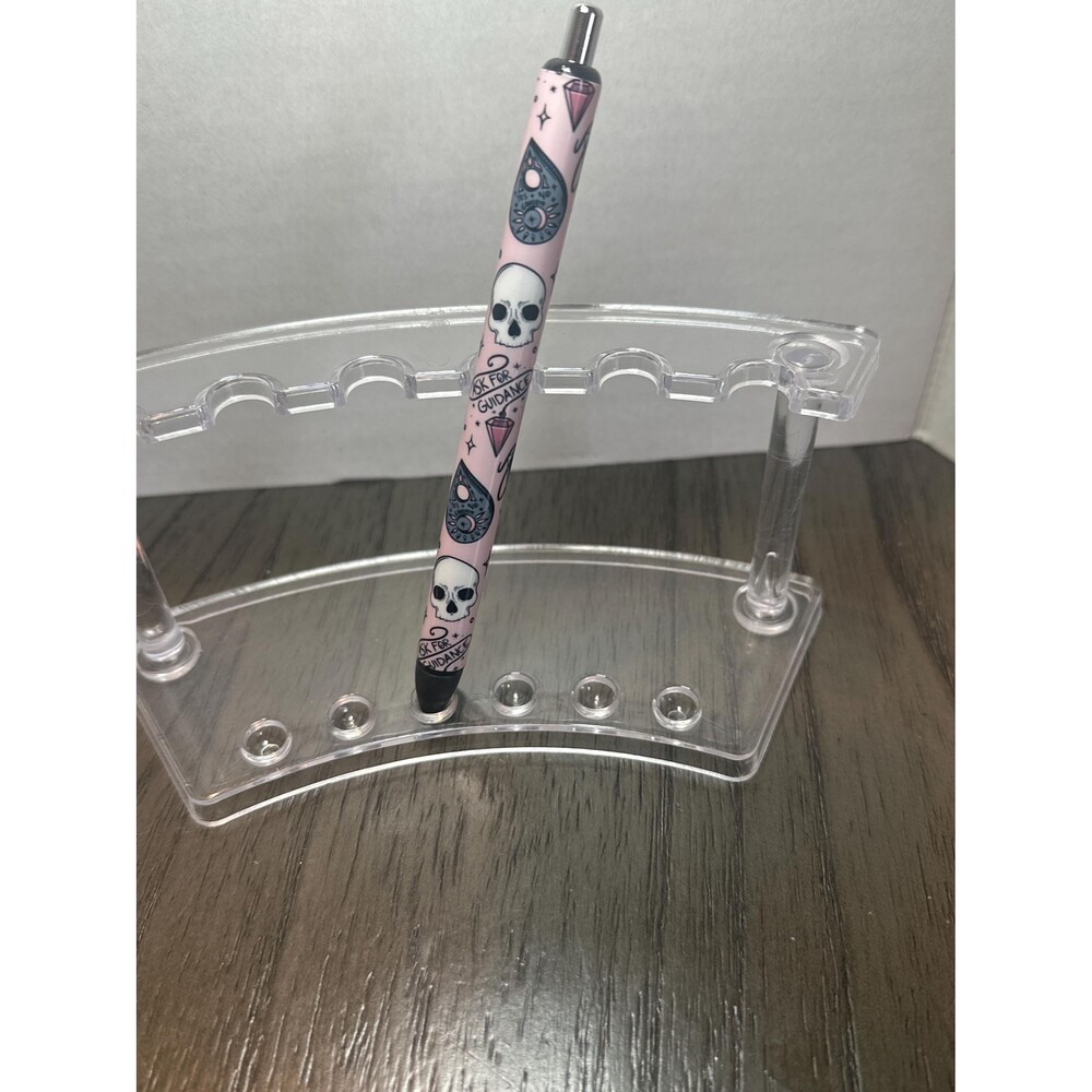 Pastel goth death tarot card Inkjoy Personalized Pens, Refillable gel pens, Viny